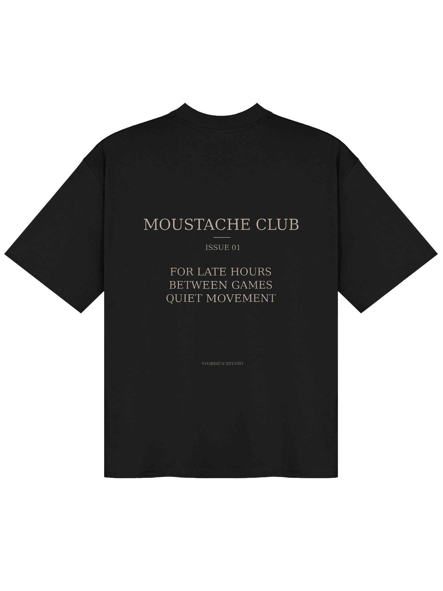 Moustache Club Issue 01 Tee back