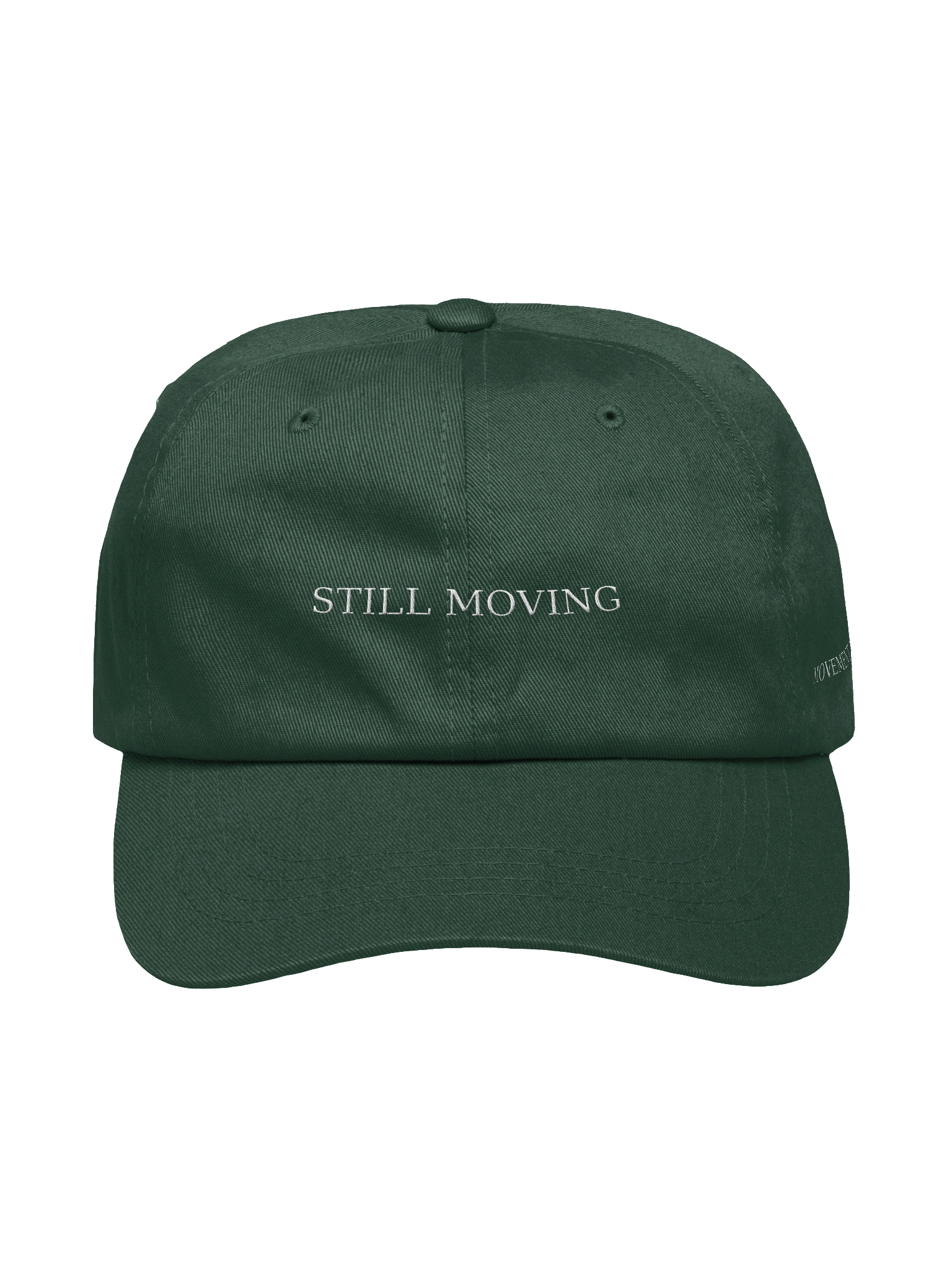 Still Moving Dad Hat front